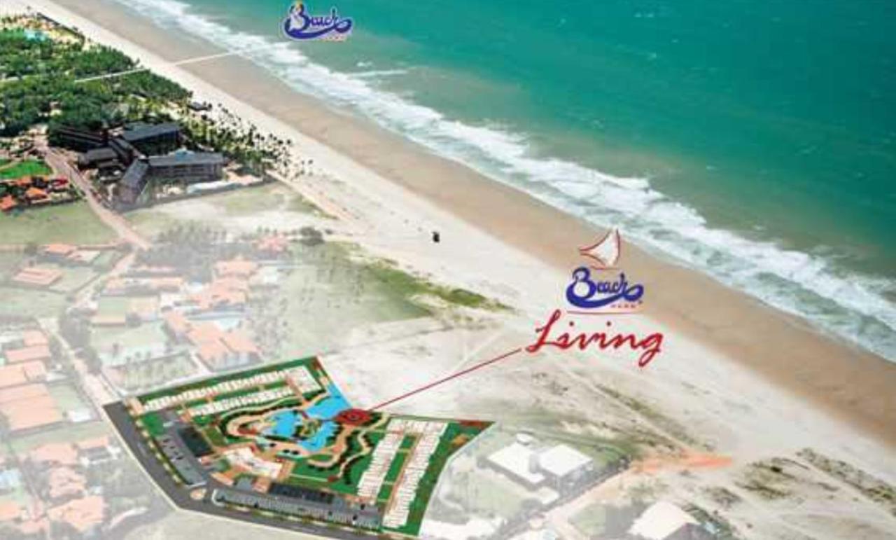 Beach Living - Porto Das Dunas - Ap Terreo 300M Beach Park Pe Na Areia Акуираз Екстериор снимка