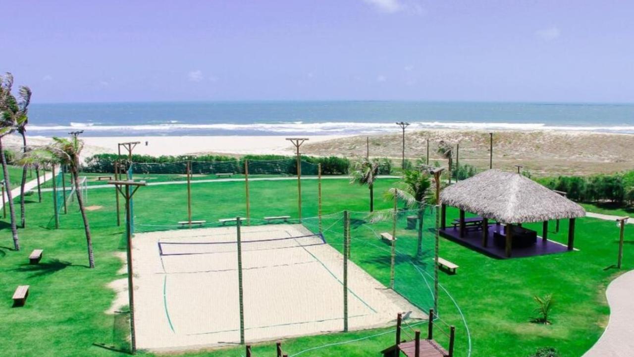 Beach Living - Porto Das Dunas - Ap Terreo 300M Beach Park Pe Na Areia Акуираз Екстериор снимка